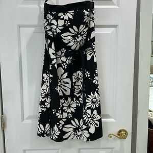 Black House White Market strapless, floral dress